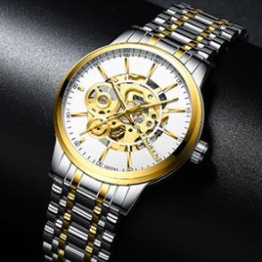 Đồng hồ nam FNGEEN, đồng hồ chính hãng cơ dây kim loại sang trọng mã A12 | BigBuy360 - bigbuy360.vn