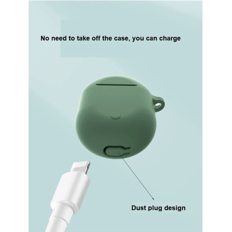 Vỏ Bảo Vệ Hộp Sạc Tai Nghe Xiaomi Redmi Buds 4 Bằng Chất Liệu Silicone