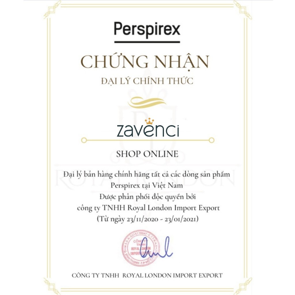 [Mã COS2704 giảm 8% đơn 250K] Lăn Khử Mùi PERSPIREX Khử Mùi Hôi Nách Cao Cấp Cho Mọi Loại Da Từ Nặng Tới Nhẹ (20ml) | BigBuy360 - bigbuy360.vn