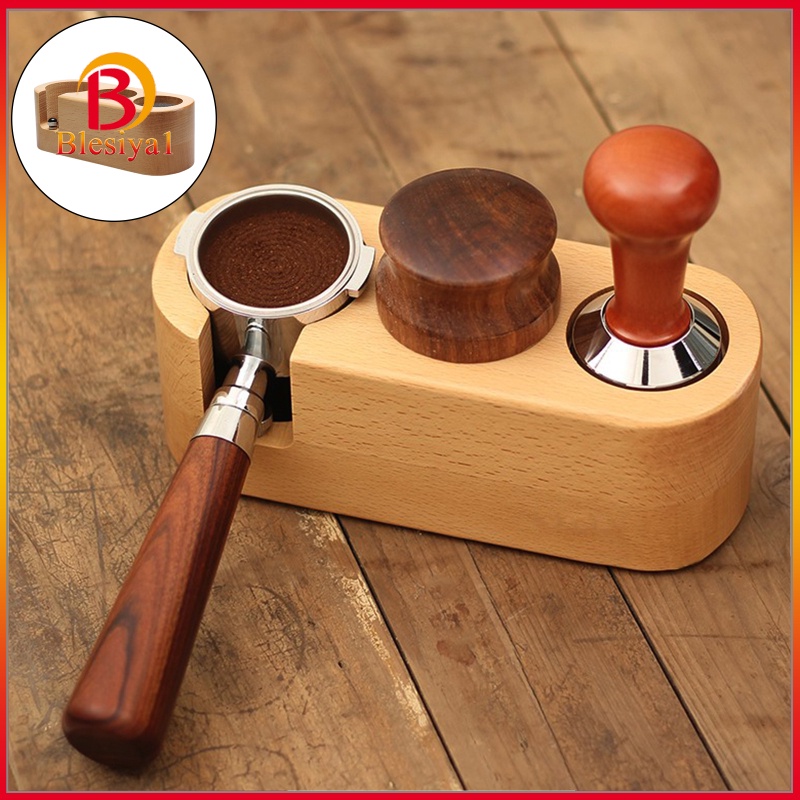 [BLESIYA1] Coffee Tamper Holder Espresso Tamper Mat Base Anti-Slip Coffee Powder Maker