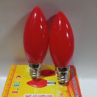 BÓNG QUẢ NHÓT ĐỎ, BÓNG ĐÈN LED THỜ (HỘP 2 QUẢ)