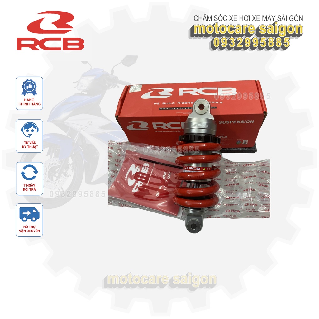 Phuộc RCB E2 cho Exciter 135 chính hãng Malaysia