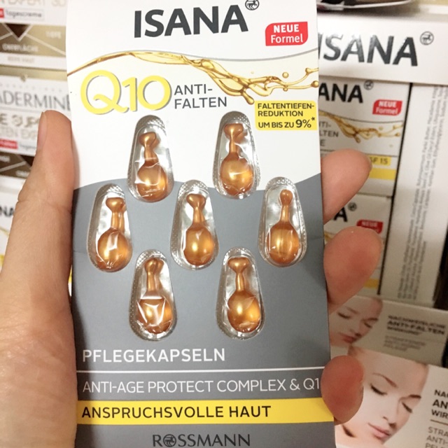 Viên nang serum chống nhăn Isana q10