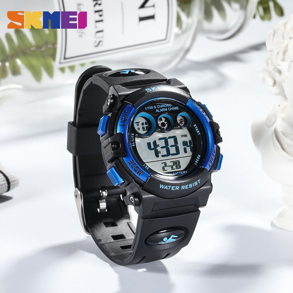 SKMEI 1451 Waterproof LED Digital Sports Watch For Kids