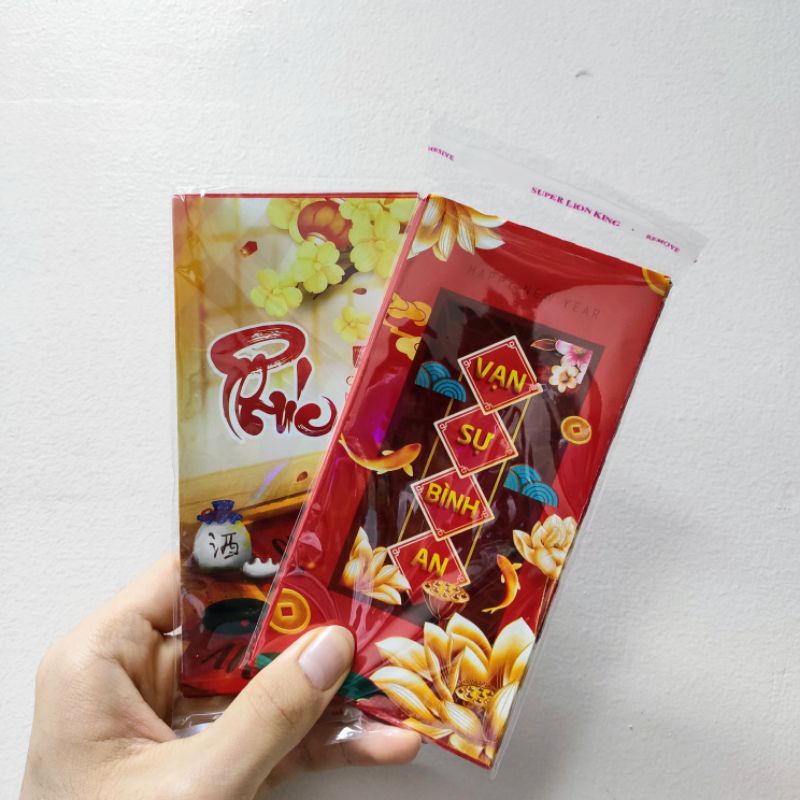 10 Bao Lì Xì Tết ( Ngẫu Nhiên) Siêu đẹp, giấy dày, hình siêu cute