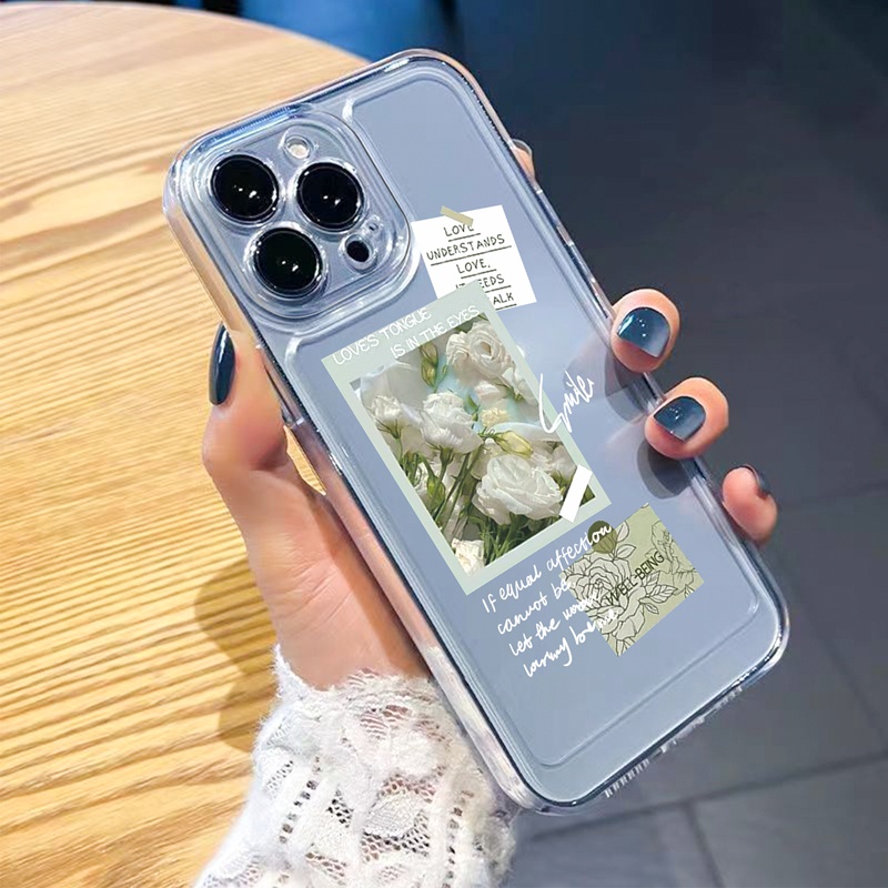 Ốp điện thoại SUNTAIHO TPU hình hoa huệ tây thích hợp cho iPhone 11 Pro 13 Pro Max 12 Pro Max Xs Max Xs XR 7 8 Plus