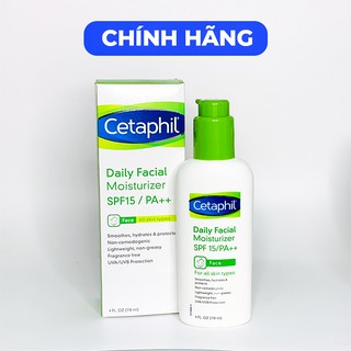 Kem Dưỡng Ẩm ⚜️FREESHIP⚜️ Kem Dưỡng Ẩm Cetaphil - Cetaphil Daily Facial Moisturizer 118ml SPF15/ PA++