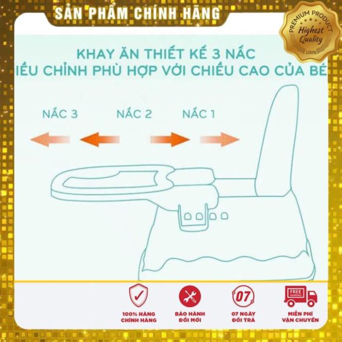 [CHÍNH HÃNG/BH 1 NĂM] GHẾ ĂN DẶM HANBEI + ĐỆM + BÁNH XE CHÍNH HÃNG [HOT]