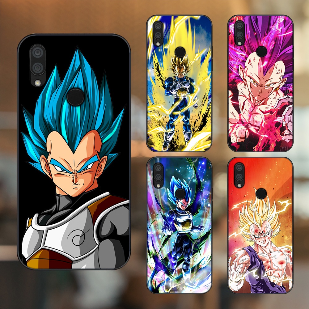 Ốp lưng Xiaomi Redmi 7 viền đen in hình Vegeta Dragon Ball