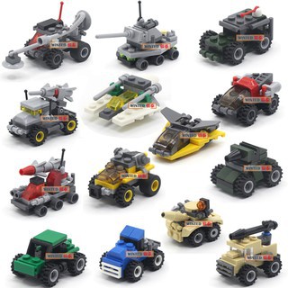 Lego Xe Quân Sự Mini - Mô Hình Xe Quân Sự Giá Rẻ Kích Thích Trí Sáng Tạo Cho Bé [ 25-30 mảnh]