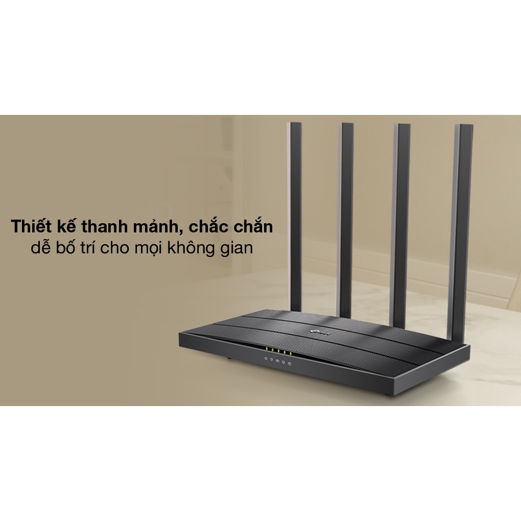 Bộ Phát Wifi Tp-Link Gigabit MU-MIMO AC1200 Archer C6 - Bảo Hành Chính Hãng 24 Tháng