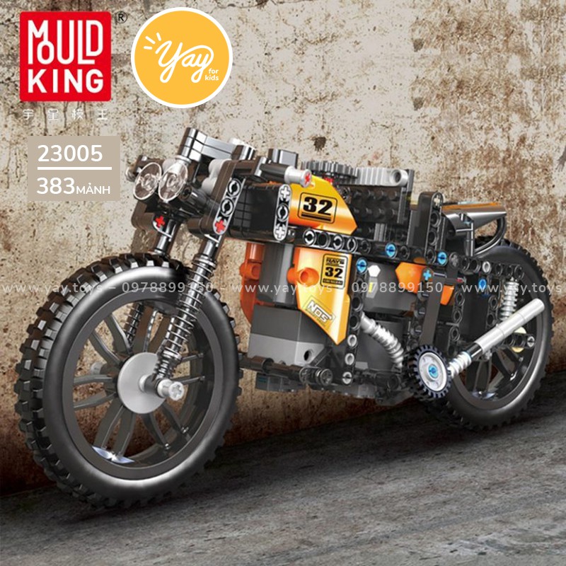 Xe Mô Tô Lắp Ráp Điều Khiển Từ Xa - Technic Racing Motorcycle - MOULDKING