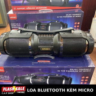 Loa bluetooth hát karaoke xách tay kimiso t1s