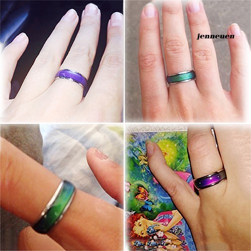Set 3 Nhẫn Thay Đổi Màu Sắc Theo Nhiệt Độ Dành Cho Cả Nam Và Nữ