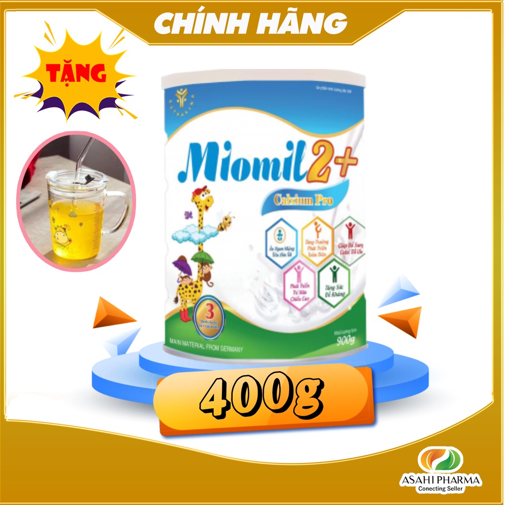 Sữa bột dinh dưỡng giúp trẻ tăng trưởng và phát triển toàn diện MIOMIL Calxium Pro 400g tăng sức đề kháng của trẻ.