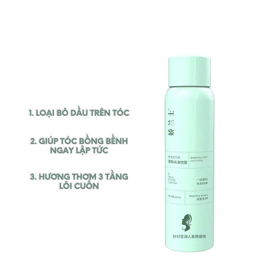 ịt Gội Đầu Khô 3 Tầng Hương Thơm Siêu Hot Nội Địa Trung, Giúp Tóc Khô Ráo, Bồng Bềnh Kéo Dài 8 Tiếng