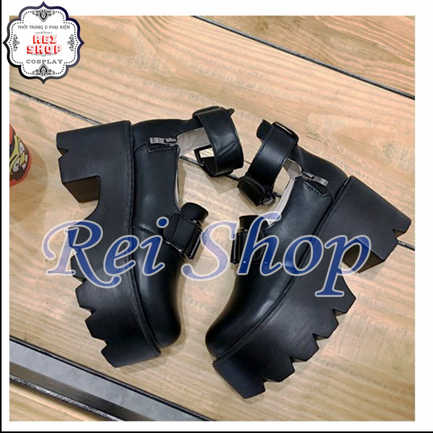 [ĐẶT LÊN 1 SIZE] Giày Punk Rock Phong Cách Harajuku Lolita Nhật Bản - Giày Cosplay (G02)