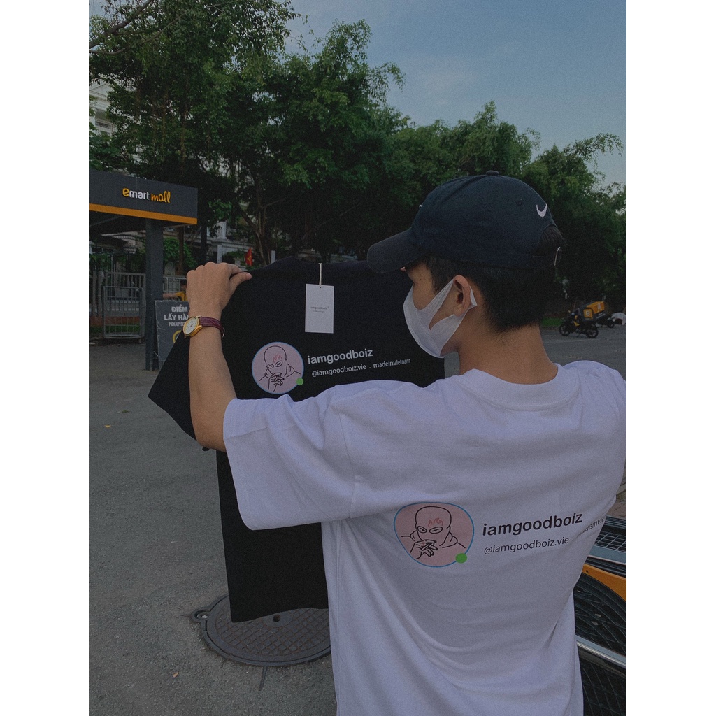Áo thun trắng Unisex I'M GOODBOIZ