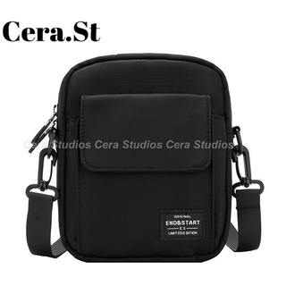 Túi đeo chéo mini nam thời trang vải Polyester chống thấm nước tiện dụng CR005