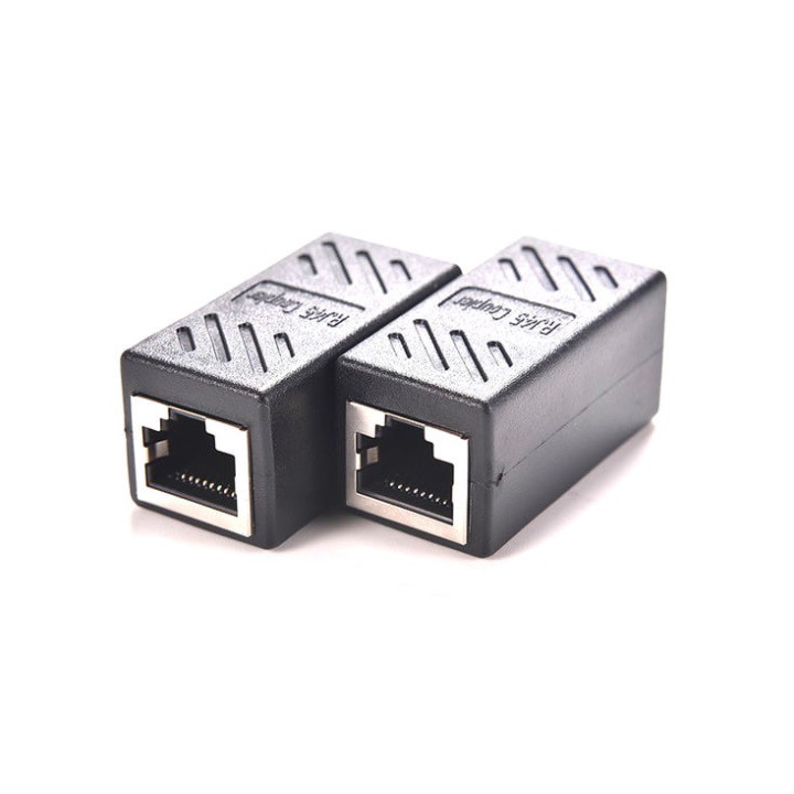 Combo 5 Đầu nối cáp mạng LAN RJ45 màu đen đơn giản và tiện dụng, nhỏ gọn và chính xác