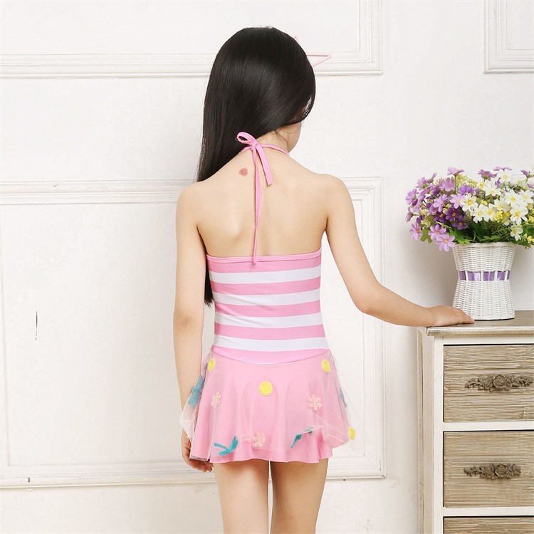 Bộ Đồ Bơi In Hình Heo Peppa Xinh Xắn Dành Cho Bé Gái