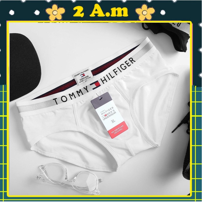 Quần lót nam tam giác Tommy cao cấp chất liệu thun lạnh, quần sịp nam co dãn 4 chiều, thoáng mát