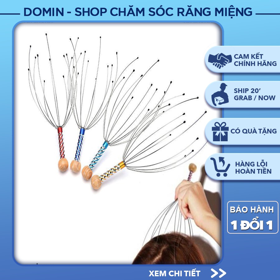 Dụng cụ mát-xa da đầu tiện dụng