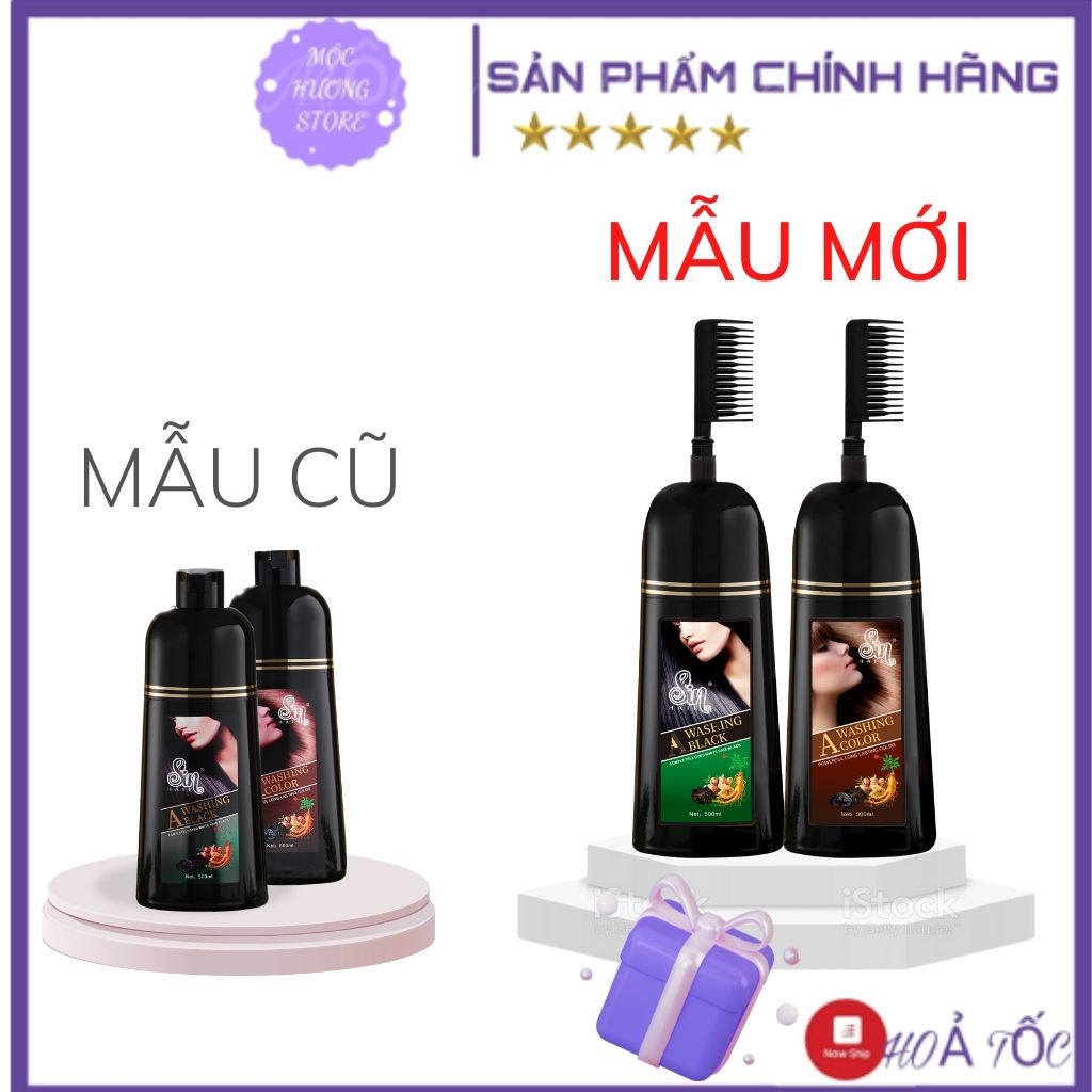 Dầu gội phủ bạc tóc SINHAIR NHẬT BẢN chính hãng 500ml.