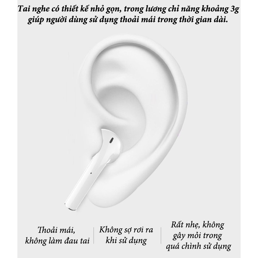 Tai Nghe Bluetooth I12 TWS Hàng Chính Hãng - JERRY SHOP | BigBuy360 - bigbuy360.vn