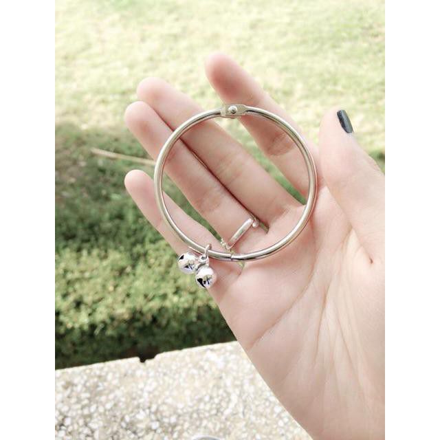 Kiềng tay 2 chuông lục lạc ( kiềng size 50mm )