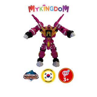 Đồ Chơi Mô Hình MINIFORCE Robot Siêu Khủng Long Tricera Hào Quang Hộ Vệ Cùng Siêu Nhân 304034
