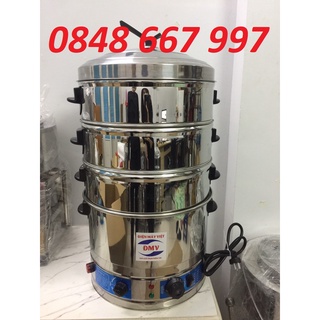 Nồi hấp điện 3 tầng hấp size 40cm
