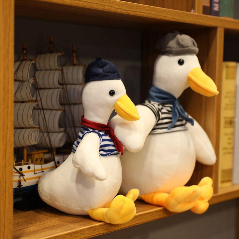 Thú Nhồi Bông Hình Chú Ngỗng Hoạt Hình Dễ Thương Cho Bé