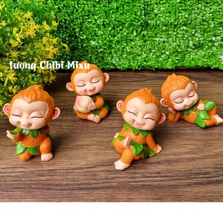Bộ 04 chú khỉ con size 7cm