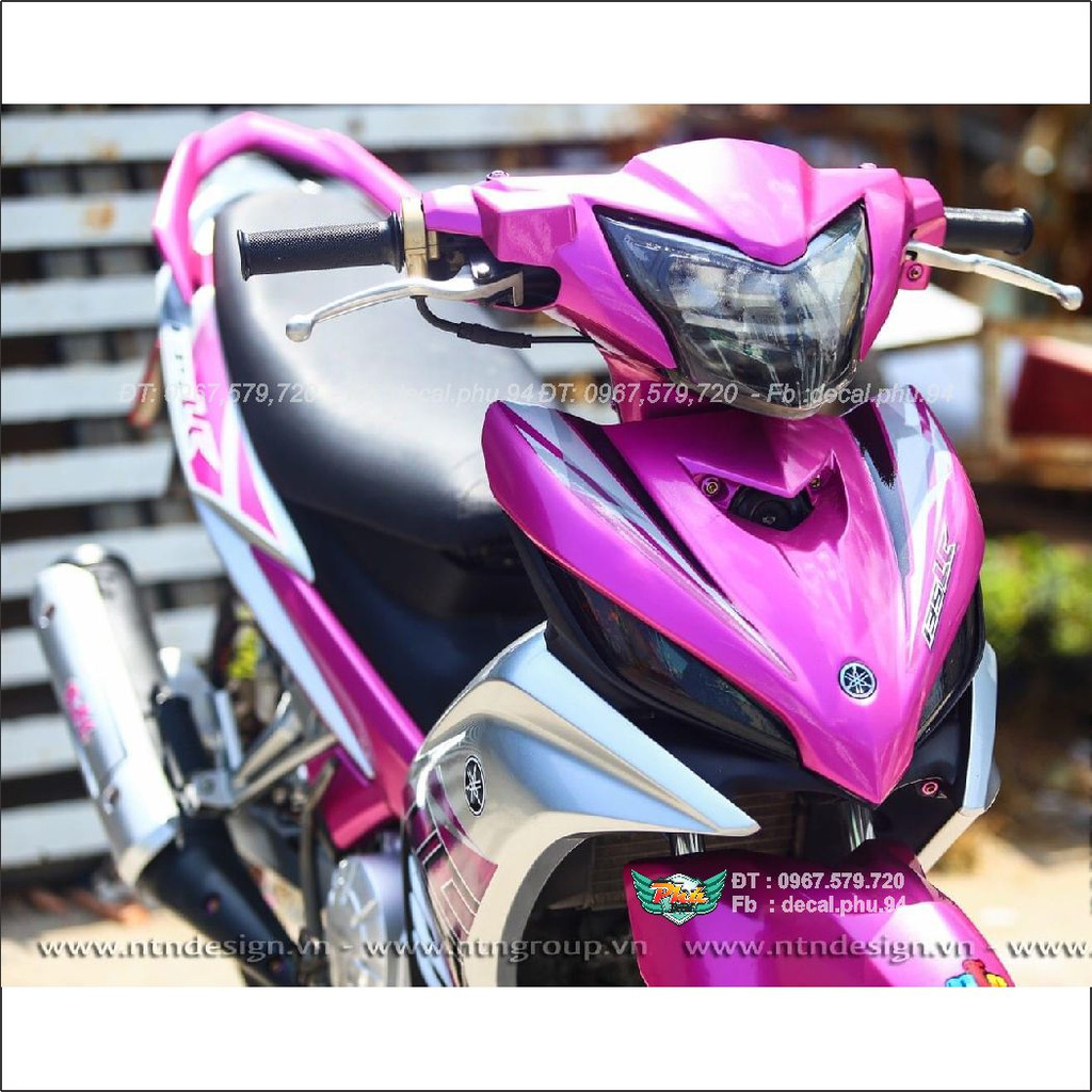 Tem Rời Exciter 135 Lc tím trắng (J)