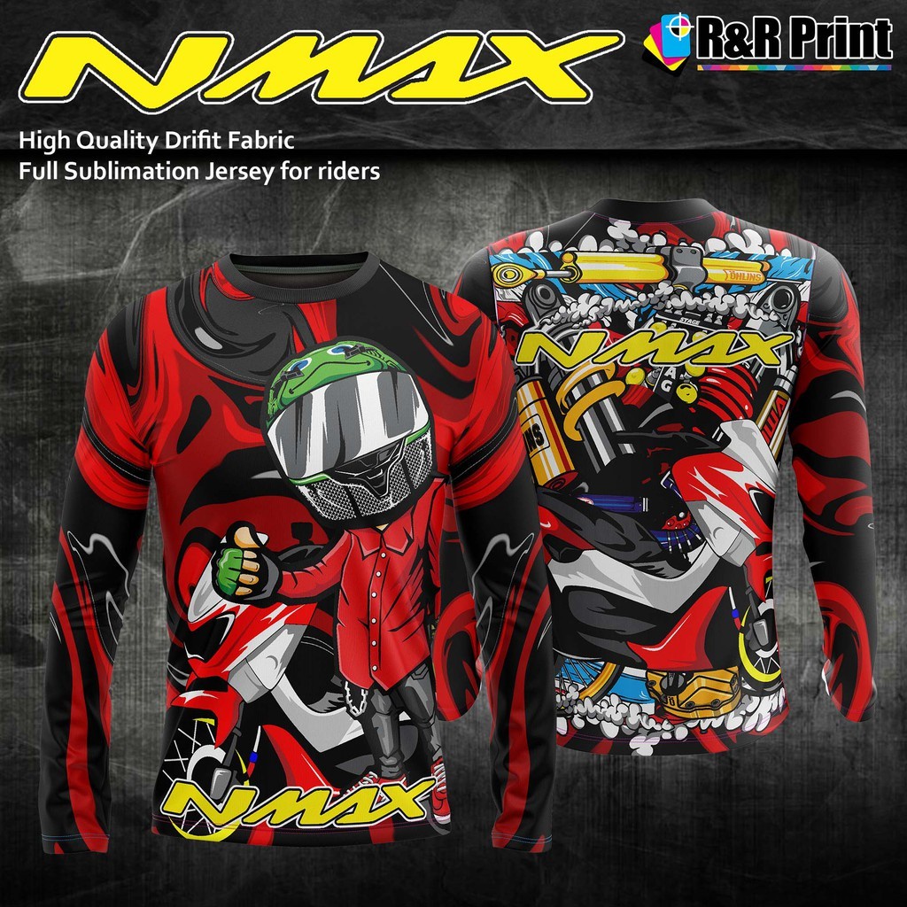 Thăng Hoa Áo jersey Dài Tay Che Phủ Toàn Diện nmax Kiểu Thái Cho Kỵ Sĩ jersey Đi Xe Đạp
