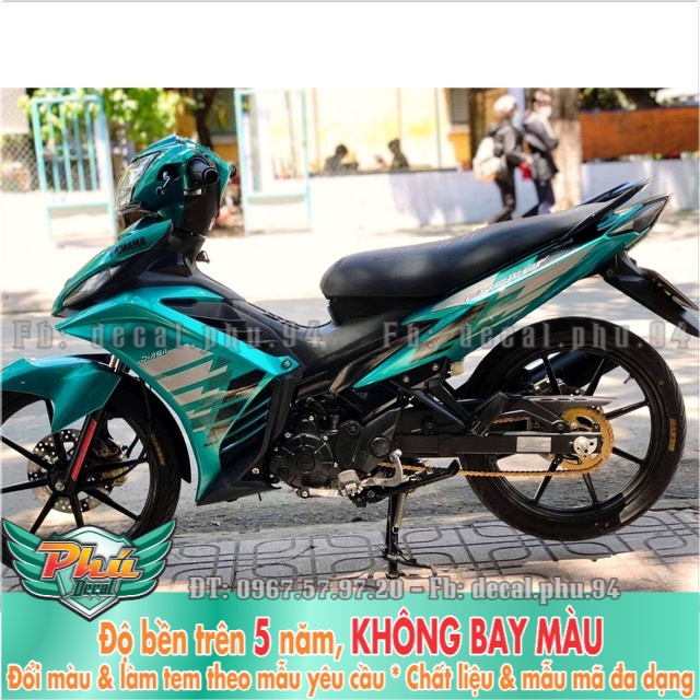 Tem rời Exciter 135 Xanh Lục Bảo -1