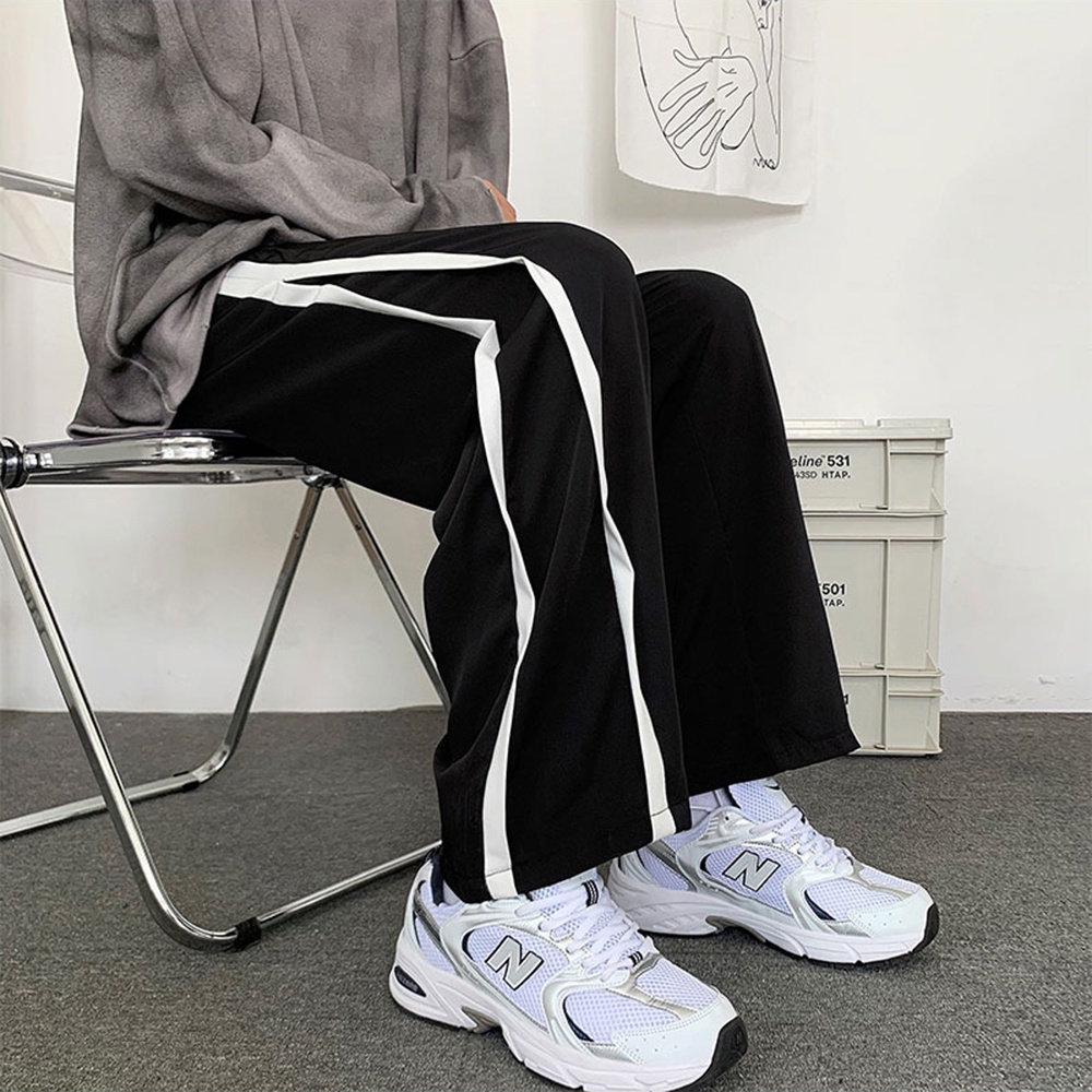 Quần Jogger Thể Thao Quần Culottes Ống Suông Rộng Phối Viền Sọc STYLE MARVEN - JOGGER NAM 001