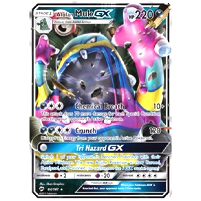 Bài Pokemon! Alolan Muk GX!!!