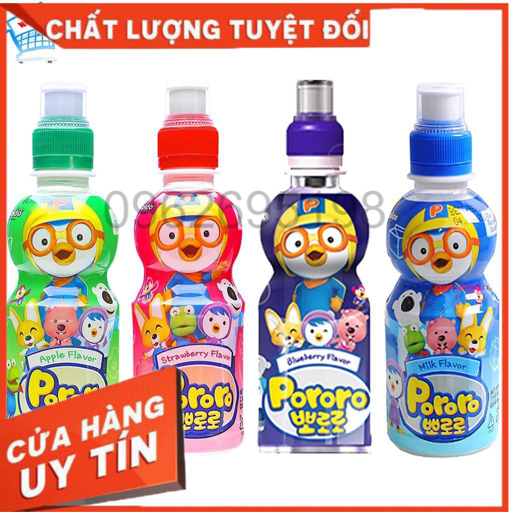 Combo 6 Chai Nước Ngọt PORORO Nội Địa Hàn Quốc 235ml Date 12/2020