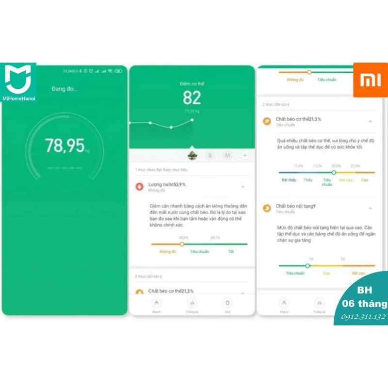 Cân sức khỏe điện tử thông minh Xiaomi Millet Body