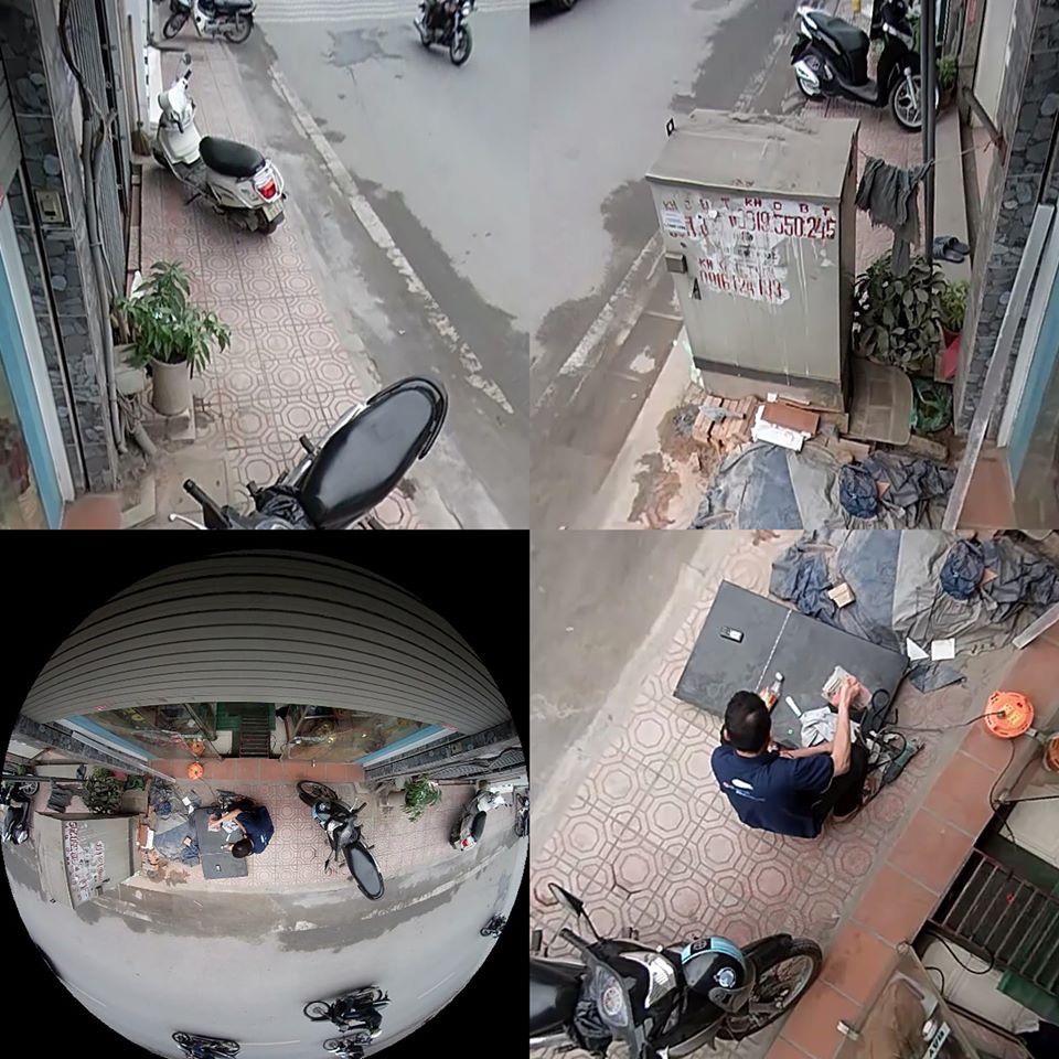 Camera 360 toàn cảnh mắt cá SYFUJ Fisheye 2MP SF-IPFS0020