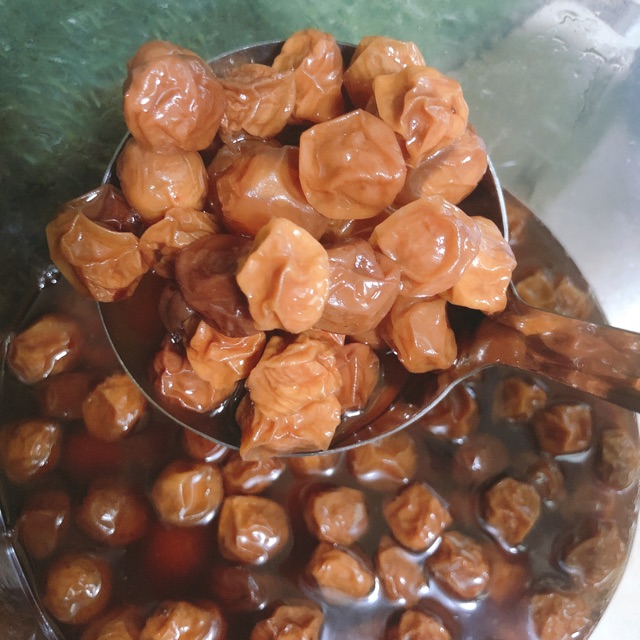 Siro mơ ngâm đường phèn
