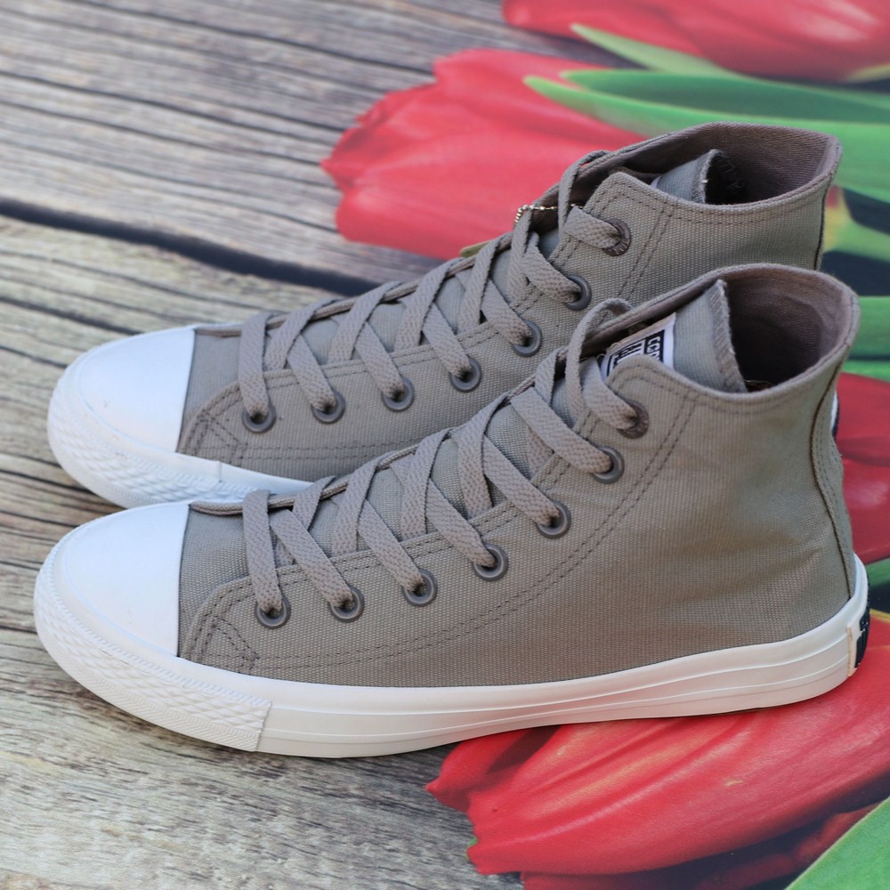 Giày Sneaker Chuck 2 Xám Nhạt Nam Cổ Cao ZRF | BigBuy360 - bigbuy360.vn