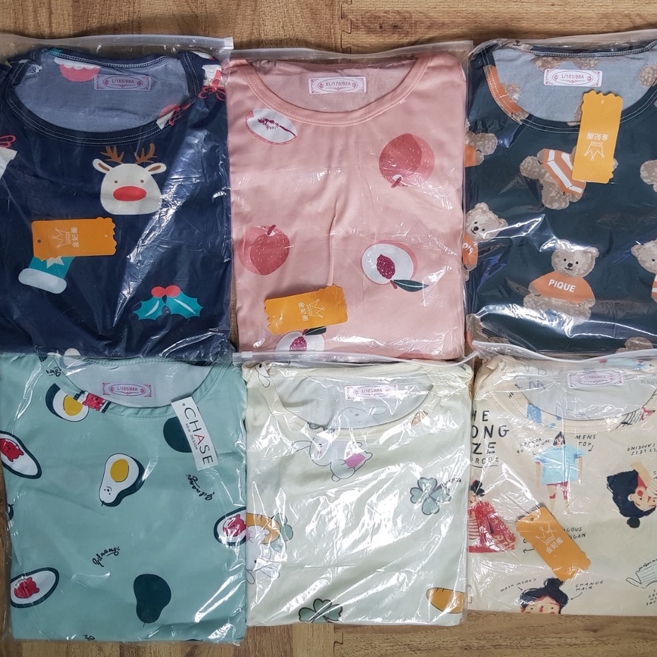Bộ Đồ Ngủ Pijama Mặc Nhà, Thun Spandex In Hoạt Hình Áo Cộc Và Quần Ngắn Cute, Set Đồ Ngủ Dễ Thương, Đồ Bộ Nữ | BigBuy360 - bigbuy360.vn