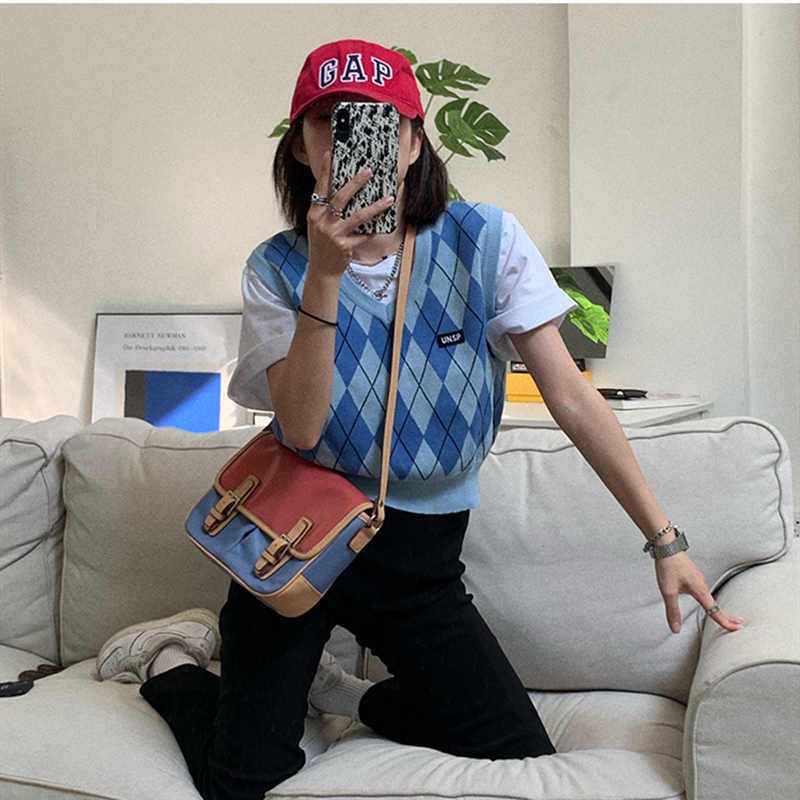 Áo Nữ Không Tay Họa Tiết Hình Thoi Thời Trang Cá Tính | BigBuy360 - bigbuy360.vn