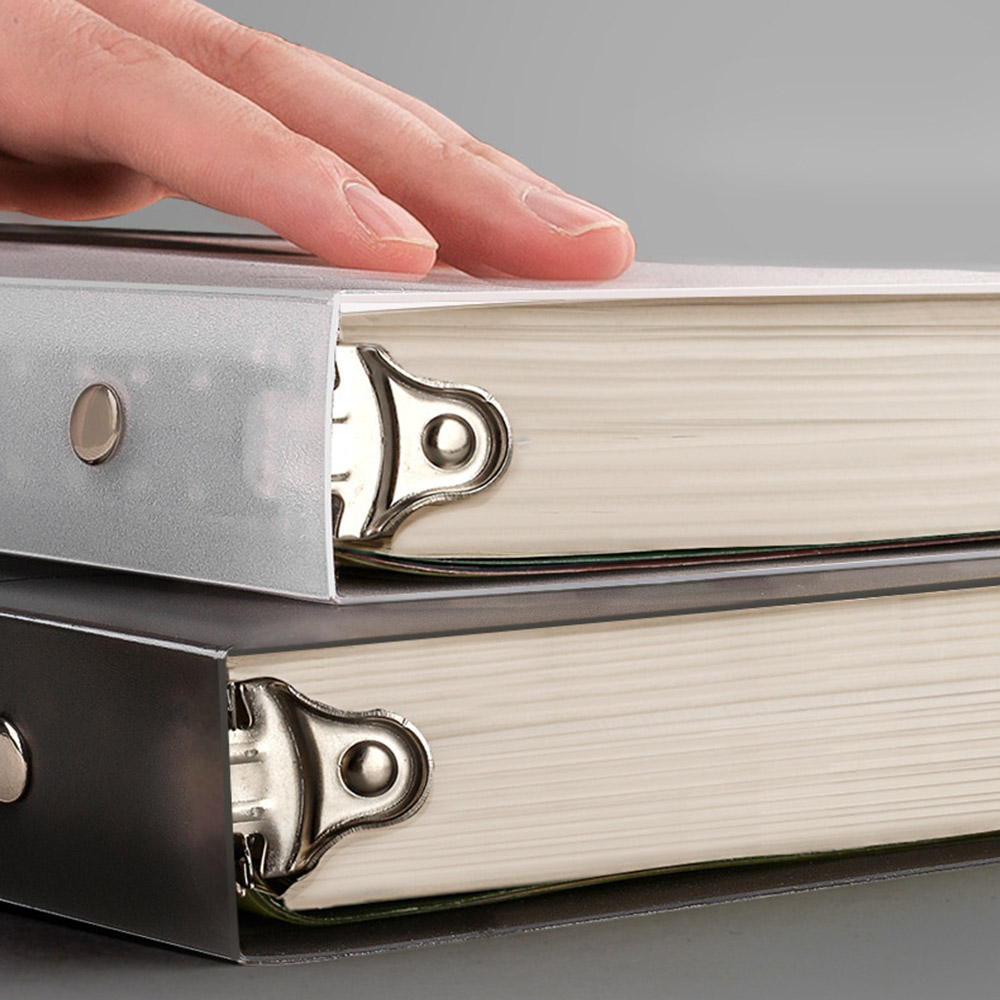 Vỏ Nhựa Bọc Sổ Tay 30/26/20 Lỗ Khổ A4/A5/B5 Có Thể Nạp Đầy Thời Trang