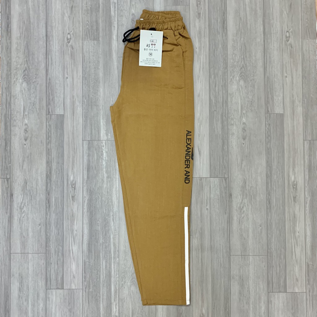 Quần Thể Thao Nữ Baggy Cạp Chun - Chất Đũi Xước Đẹp, Siêu Mát, Dáng Trẻ Trung