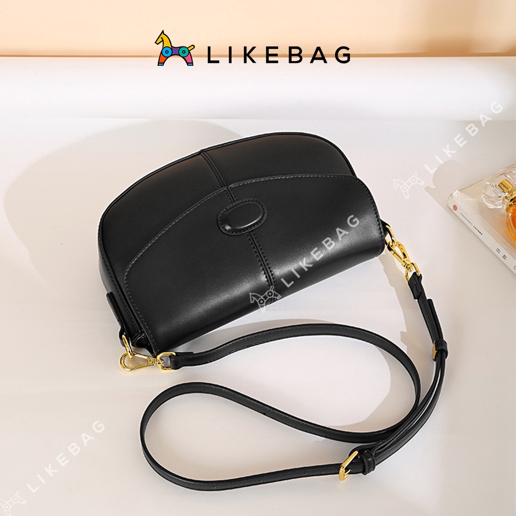 Túi xách nữ đeo vai bán nguyệt LIKEBAG da PU cao cấp chính hãng 210088 - LIBAGI