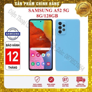 Điện thoại samsung a52 5g chính hãng, hàng mới 100%, nguyên seal, bảo hành 12 tháng chính hãng.